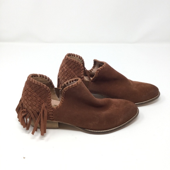 Seychelles Shoes - Seychelles Cowboy Cognac Brown Suede Fringe Boots